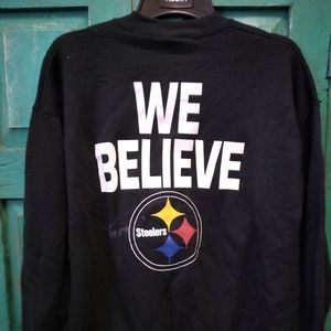 Men's Steelers Vintage We Believe Sweatshirt Sz L